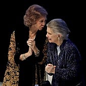 Don Juan Carlos, único ausente en la despedida de la princesa Irene de Grecia