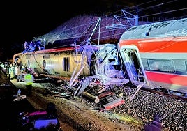 Descarrilan dos trenes en Andalucía a su paso por Adamuz, en Córdoba, y dejan al menos 40 muertos y un centenar de heridos