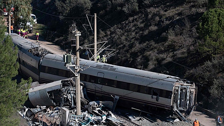 Uno de los vagones afectados en la tragedia