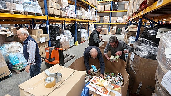 El Banco de Alimentos de Córdoba reparte 1.600 toneladas de comida en 2025, un 20% menos que el año pasado