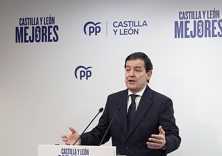 Mañueco mantiene su «aspiración» de gobernar en solitario: «Por mi experiencia, es lo mejor y más eficaz»