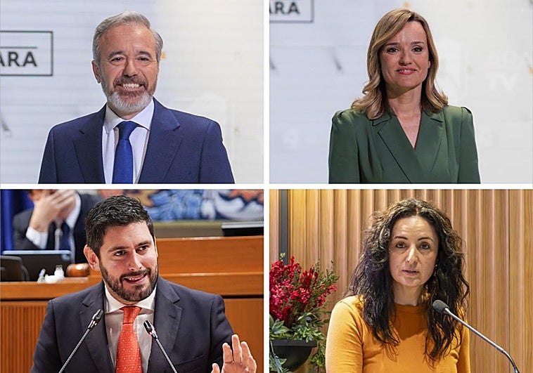 Estos son los candidatos y partidos que se presentan a las elecciones en Aragón