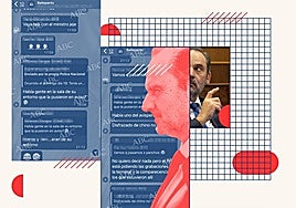 El chat del CNI, tras la llegada de Delcy: «Vaya tela con el ministro»