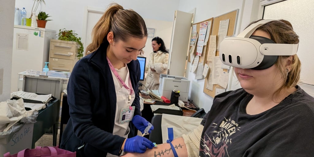 Unas gafas de realidad virtual para acabar con el miedo a los pinchazos en el médico