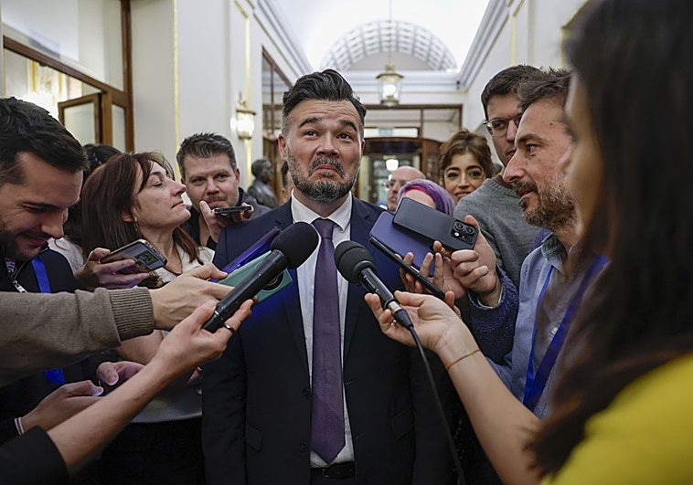 Rufián apela al «apoyo popular» para sortear el rechazo político a su frente de izquierdas
