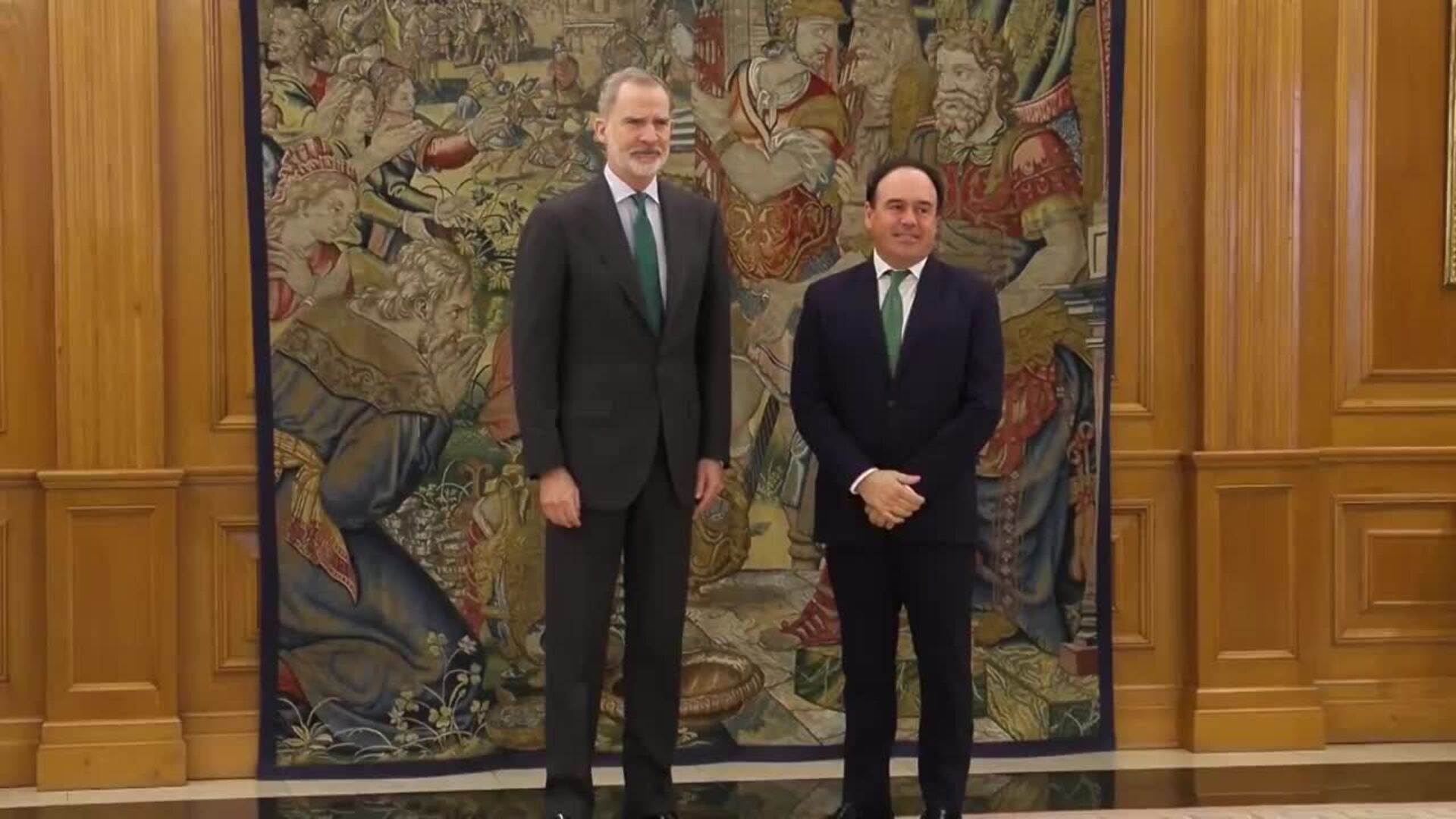 El rey recibe en audiencia al presidente de la Generalitat Valenciana