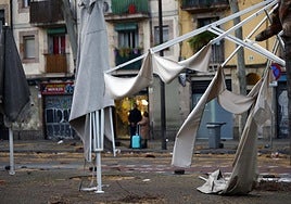 El temporal de viento en Cataluña alcanza los 167 km/h en Gerona y los 152 en Lérida