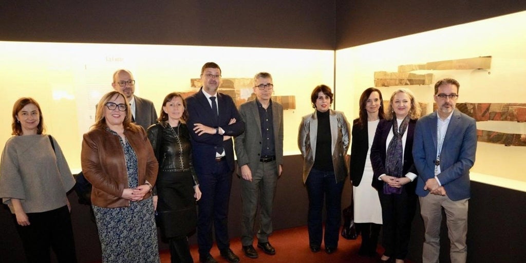 Las tablas medievales halladas en 2018 en la Bajada del Pozo Amargo de Toledo se exhiben en el Museo Arqueológico Nacional