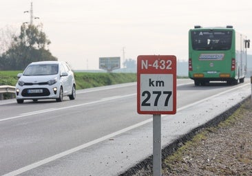 Un informe del RACE urge a «priozar actuaciones» en la N-432 por la severidad de los accidentes
