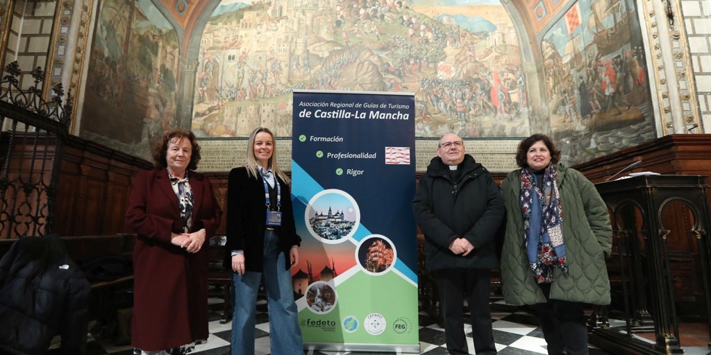 Los guías de Toledo celebran su día con visitas solidarias a rincones únicos de la catedral