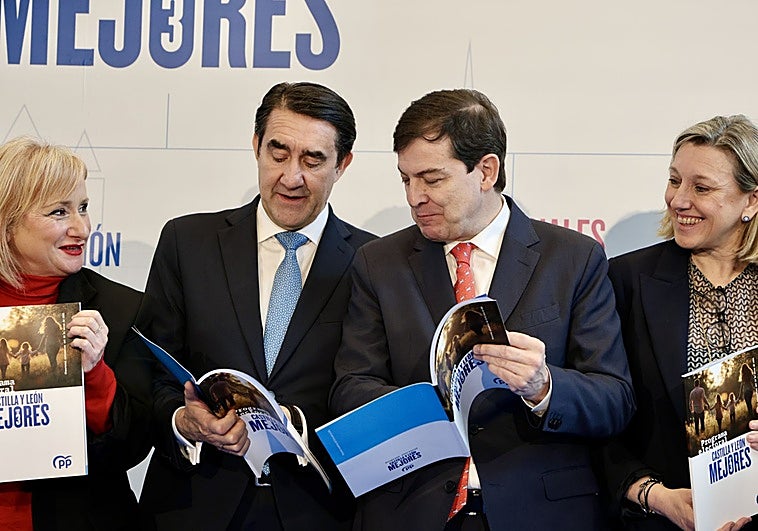 Mañueco oficializa su programa electoral con mil medidas como «hoja de ruta»