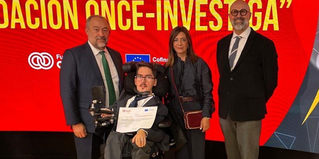 José Ignacio Fente, de la UCLM, consigue una beca de Fundación ONCE para continuar su investigación