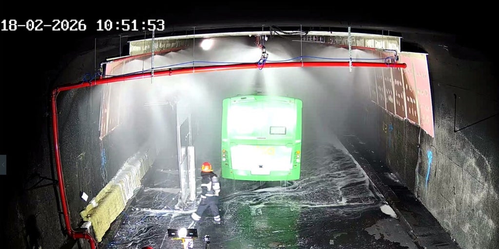 Incendio en la estación: así se preparan los intercambiadores ante el fuego en un bus eléctrico