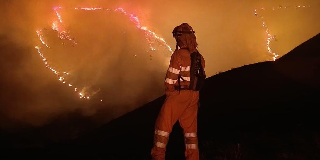 Una ola de incendios forestales pone en alerta a Cantabria: van 66 provocados en febrero