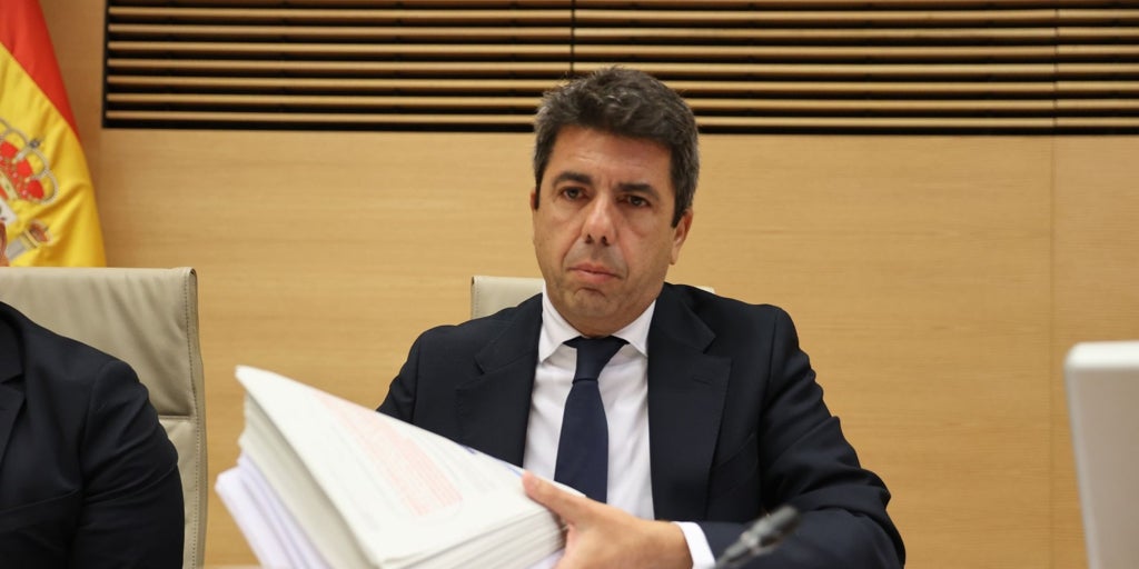 La juez de la dana da el primer paso para investigar a Mazón