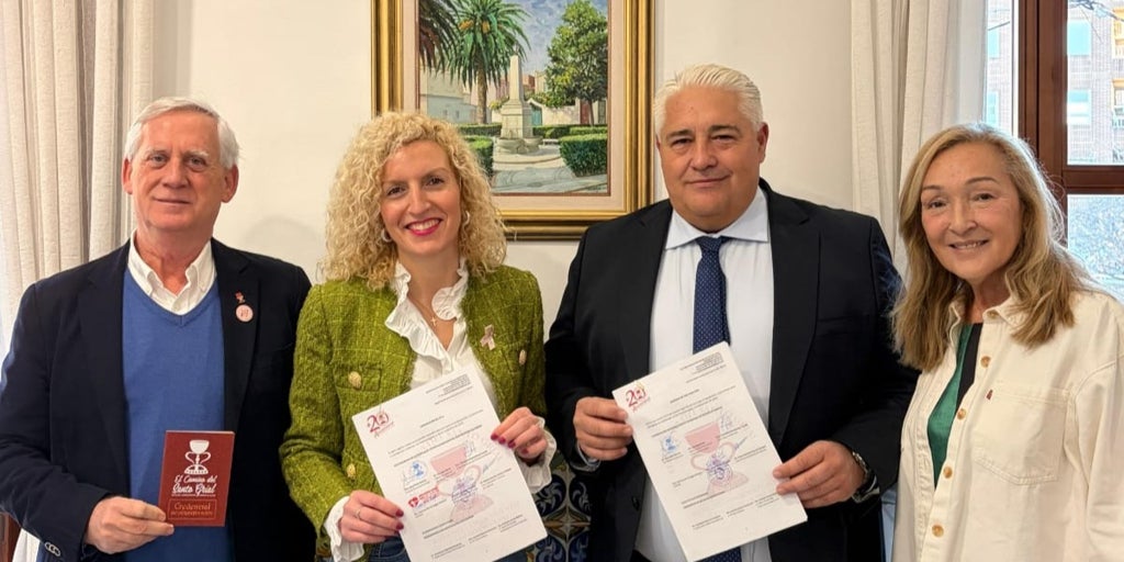 Firma de la primera Acta de la Señalética de la peregrinación de La Copa de la Última Cena de Jesús en Valencia