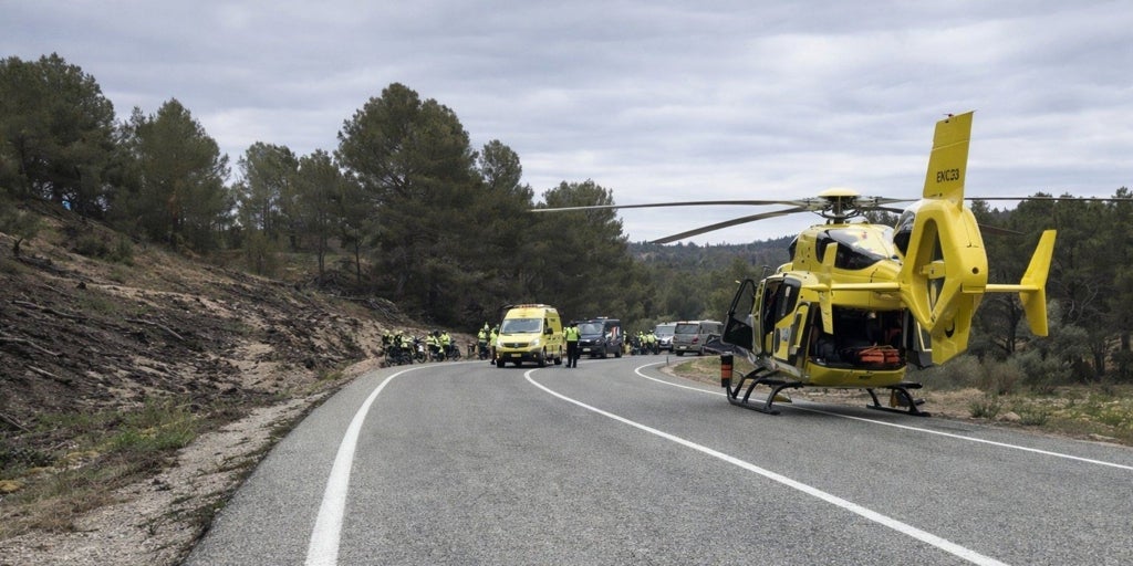 Mueren tres motoristas tras una colisión en Elche de la Sierra (Albacete)