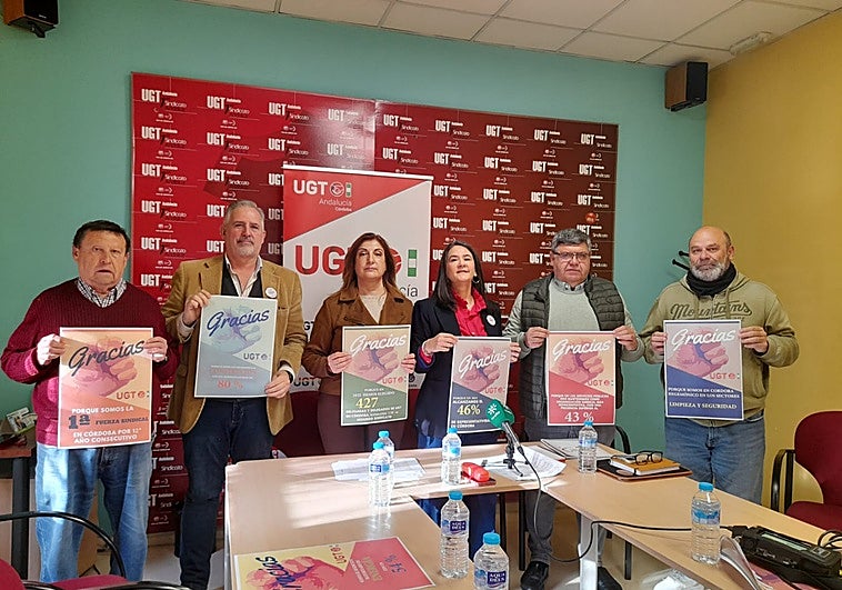 UGT vuelve a ganar las elecciones sindicales en la provincia de Córdoba