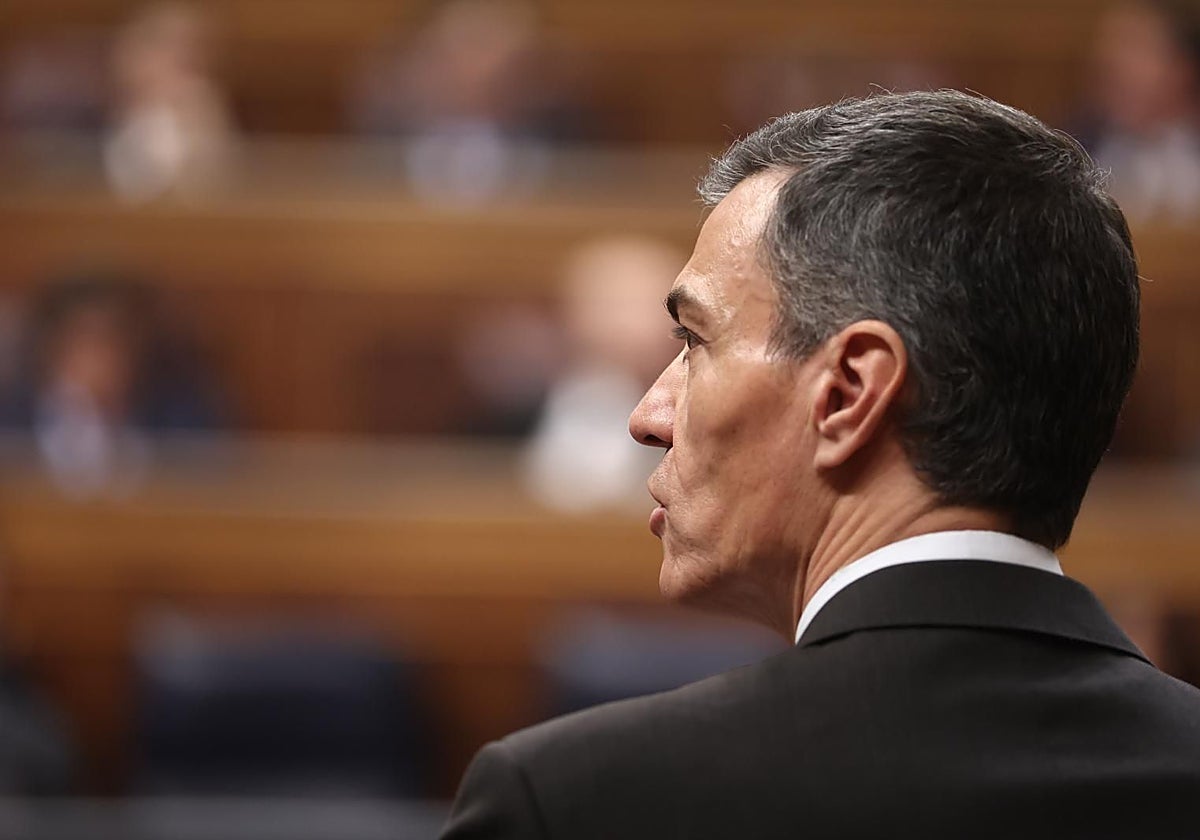 Pedro Sánchez, esta semana en el Congreso