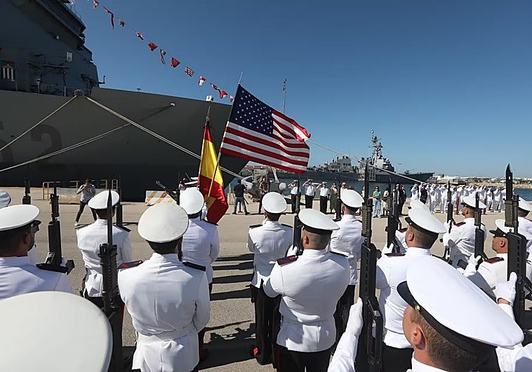 Celebración del acto del 70 aniversario de la Base Naval de Rota.