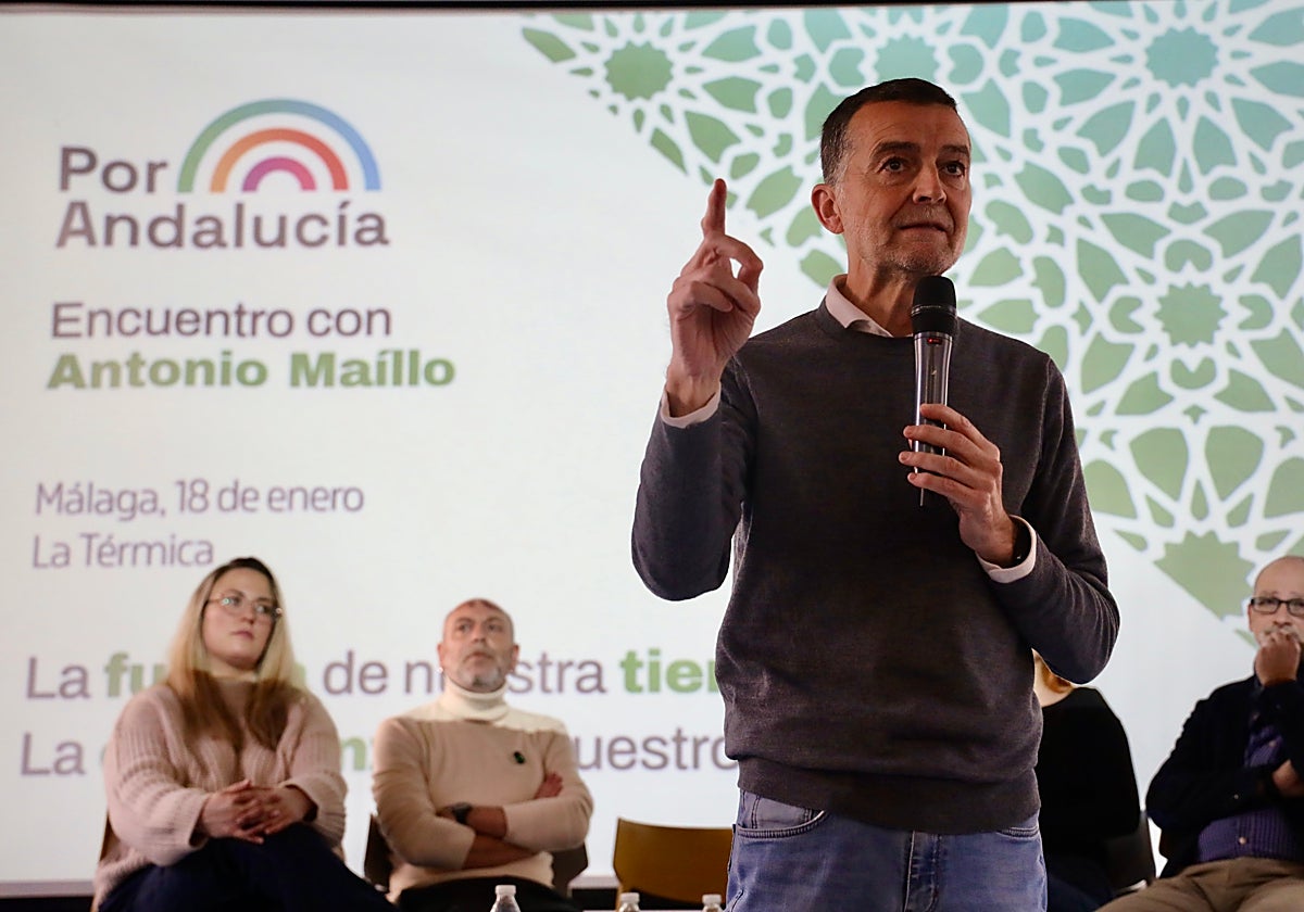 Maíllo: «Moreno calla sobre las bases porque con un Gobierno del PP tendríamos una situación de guerra en Andalucía»