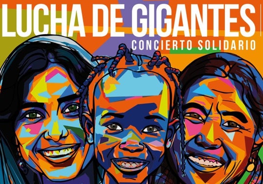 Cartel del concierto solidario 'Lucha de gigantes'