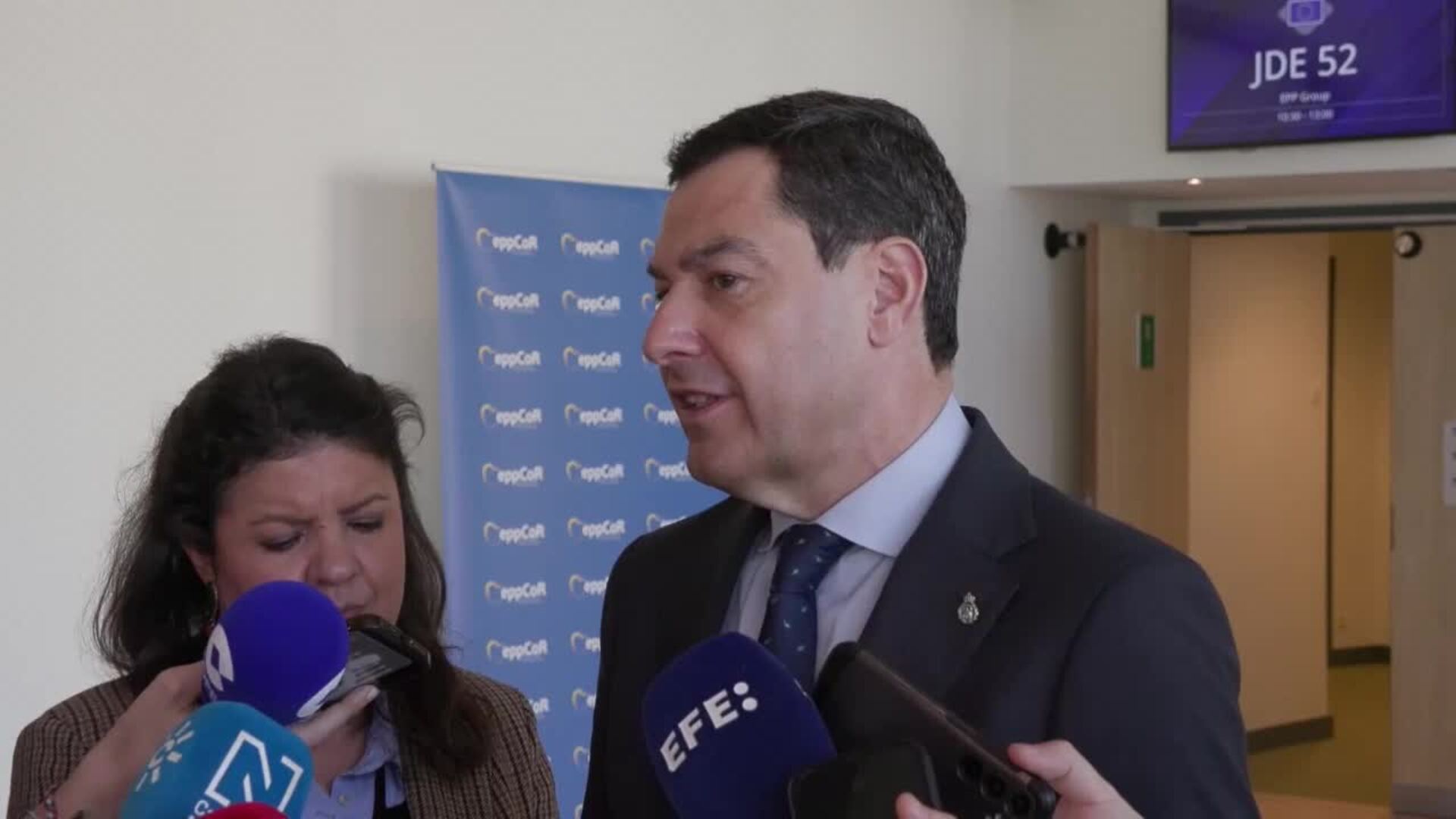 Declaraciones de Juanma Moreno en el marco del Comité de las Regiones ...