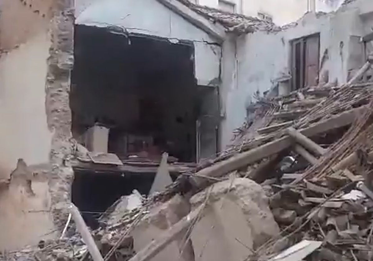 Herida una mujer de 69 años por el derrumbe del tejado de una vivienda en Albacete