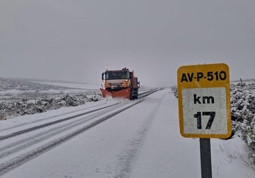 La nieve se asoma en pleno marzo por Salamanca y Ávila