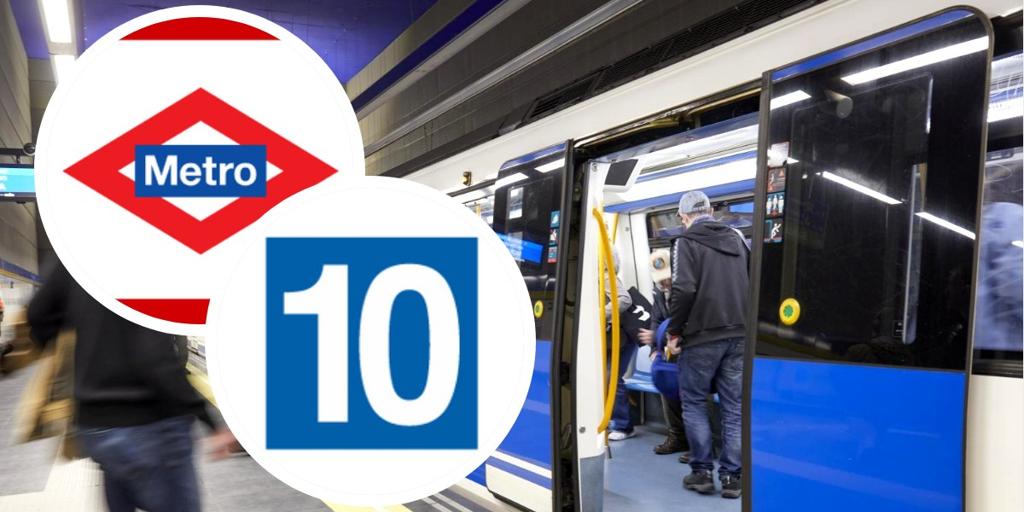 Cierre de la Línea 10 de Metro de Madrid: fechas, tramos y alternativas en transporte público