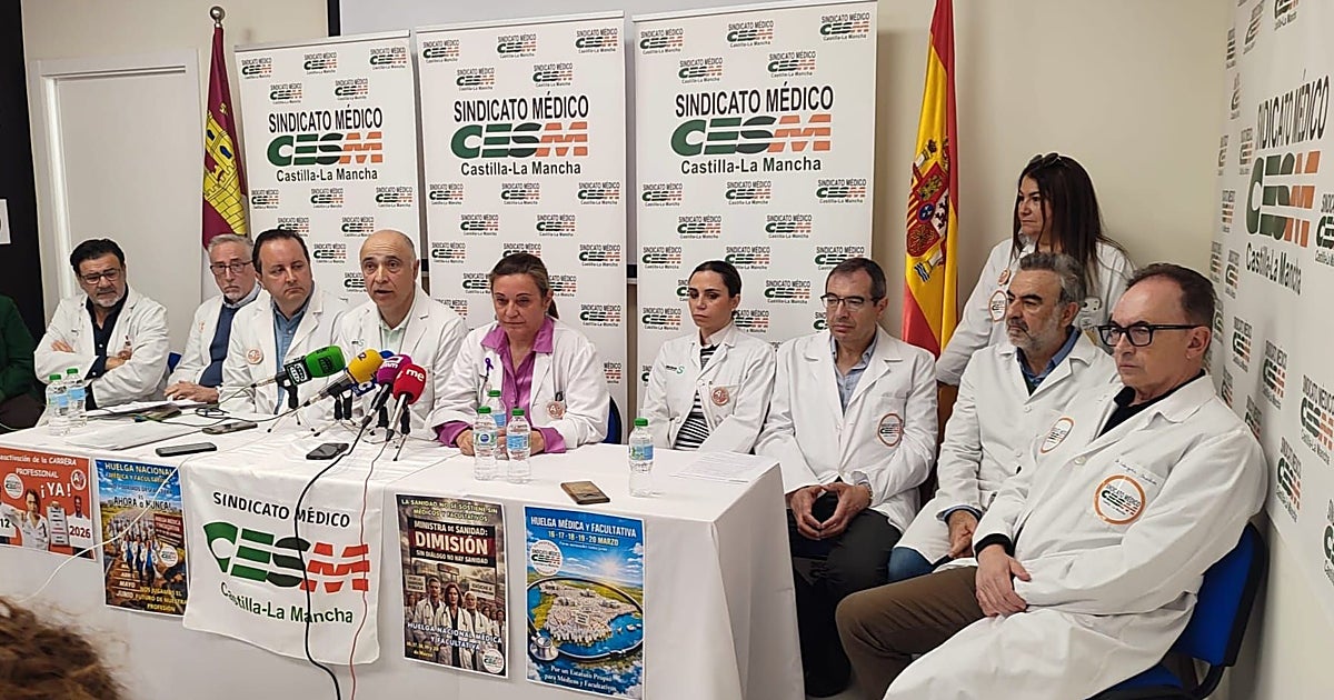 El Sindicato Médico destaca un «seguimiento alto» de la huelga en Castilla-La Mancha
