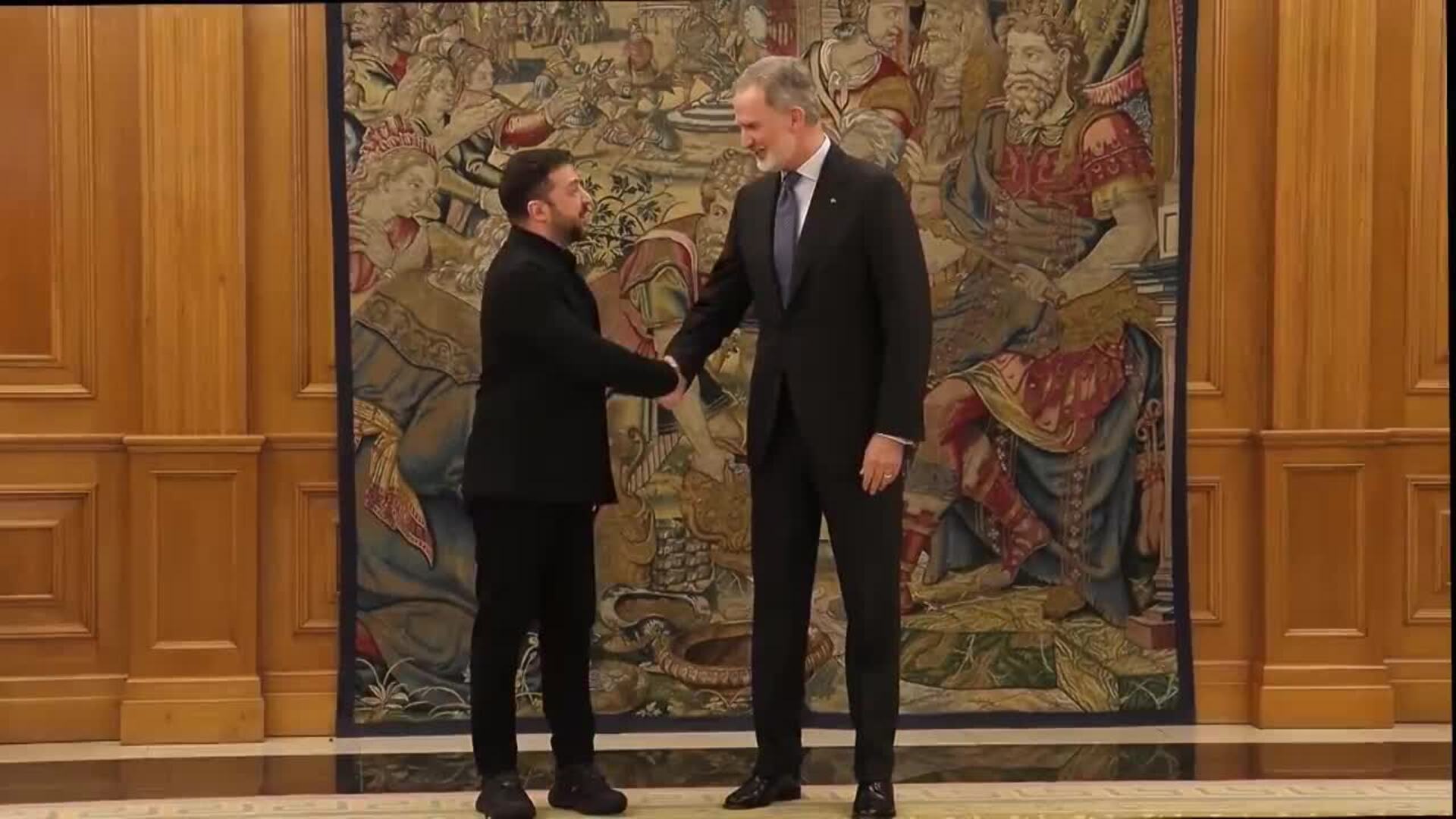 El rey recibe a Zelenski, que cierra su cuarta visita a España desde la ...