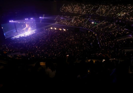 El Roig Arena lleno para el recital de Dani Fernández.