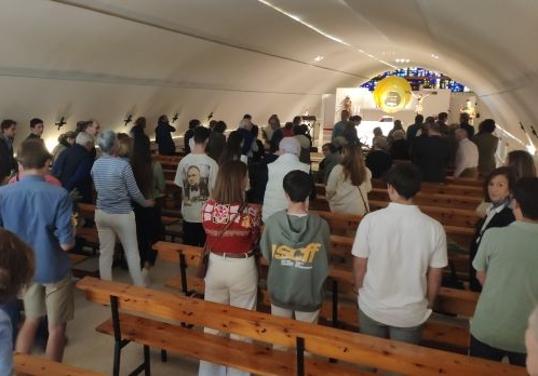 La capilla de Santo Domingo de la Calzada en Madrid.