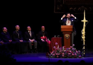 El vibrante pregón de la Semana Santa de Eloy Moreno, en imágenes