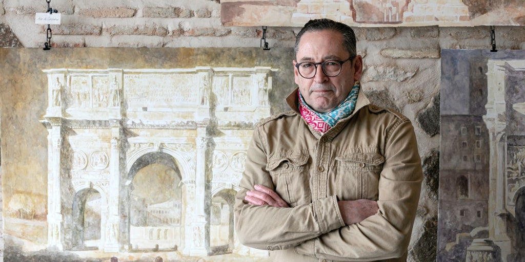 Roma, qué grande fuiste: las acuarelas de Villarrubia en la AR+51 de Toledo