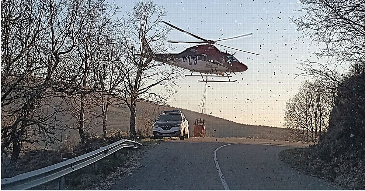 Controlado el incendio forestal declarado en Igüeña (León)