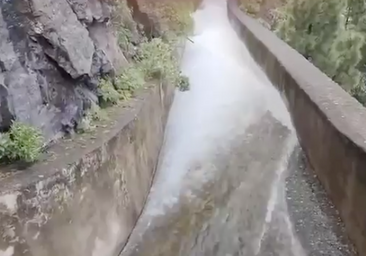 La borrasca 'Therese' llena las presas en Gran Canaria con volúmenes históricos