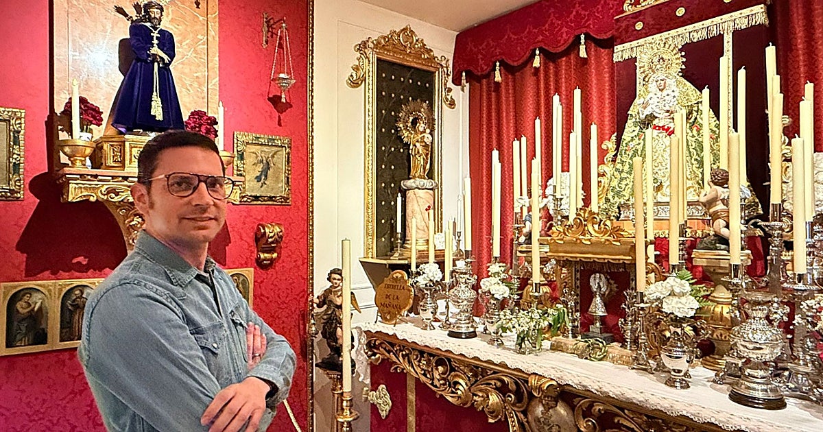 La Macarena vive en La Mancha: un oratorio en casa donde la devoción no entiende de distancias