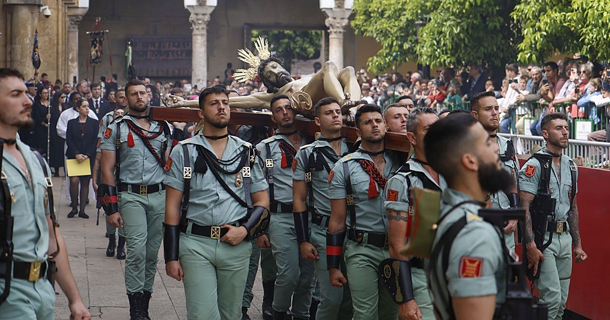 La Legión estará en el vía crucis del Señor de la Caridad de Córdoba el Viernes Santo 2026