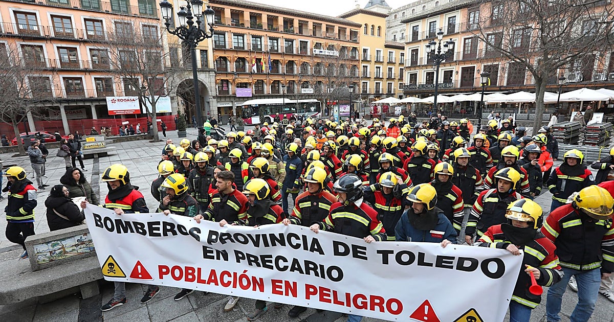 Diputación de Toledo y bomberos alcanzan un preacuerdo cuyo coste asciende a 7,8 millones