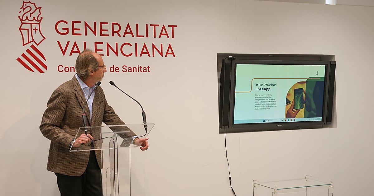 Los valencianos ya disponen en el móvil de su historial médico y pruebas de imagen para una segunda opinión