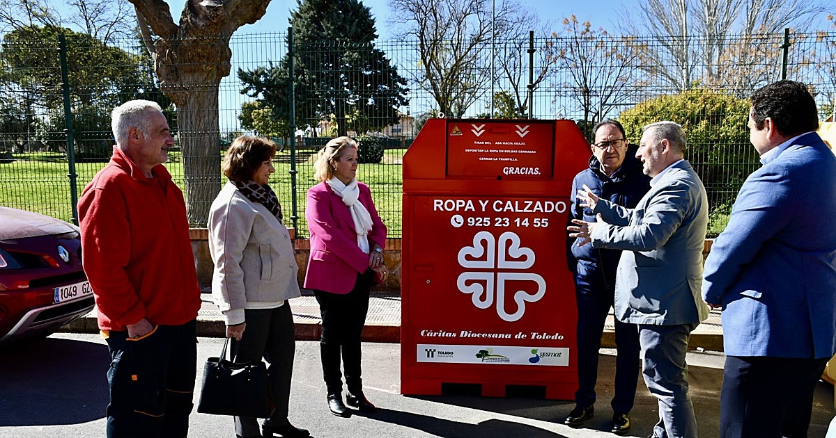 La Diputación de Toledo instala 171 nuevos contenedores de residuos textiles