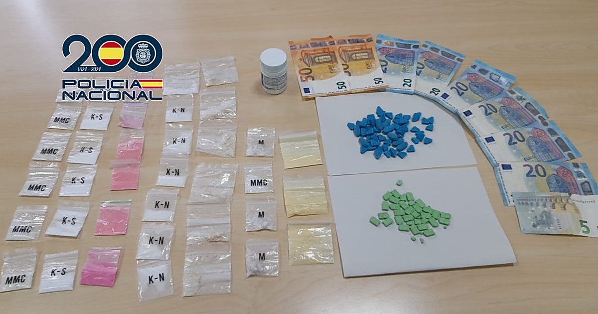 Cocaína, popper, alpha, éxtasis, marihuana y potenciadores sexuales: el  arsenal  de unos traficantes en Valencia