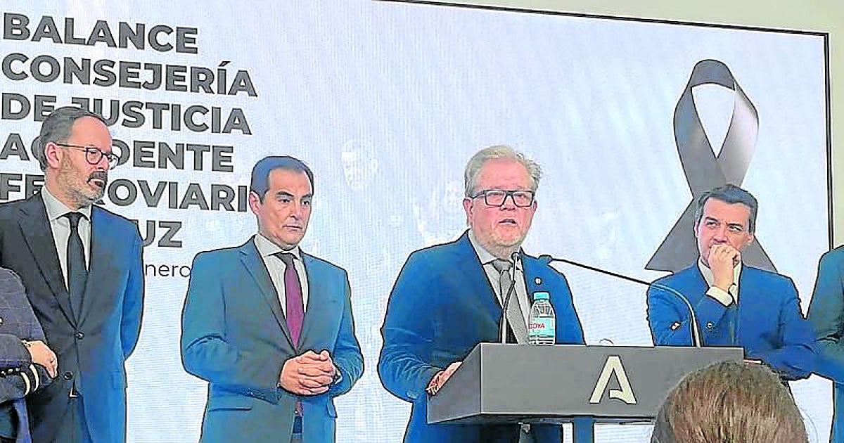 El consejero Nieto confía en la personación de la Junta de Andalucía en el caso Adamuz