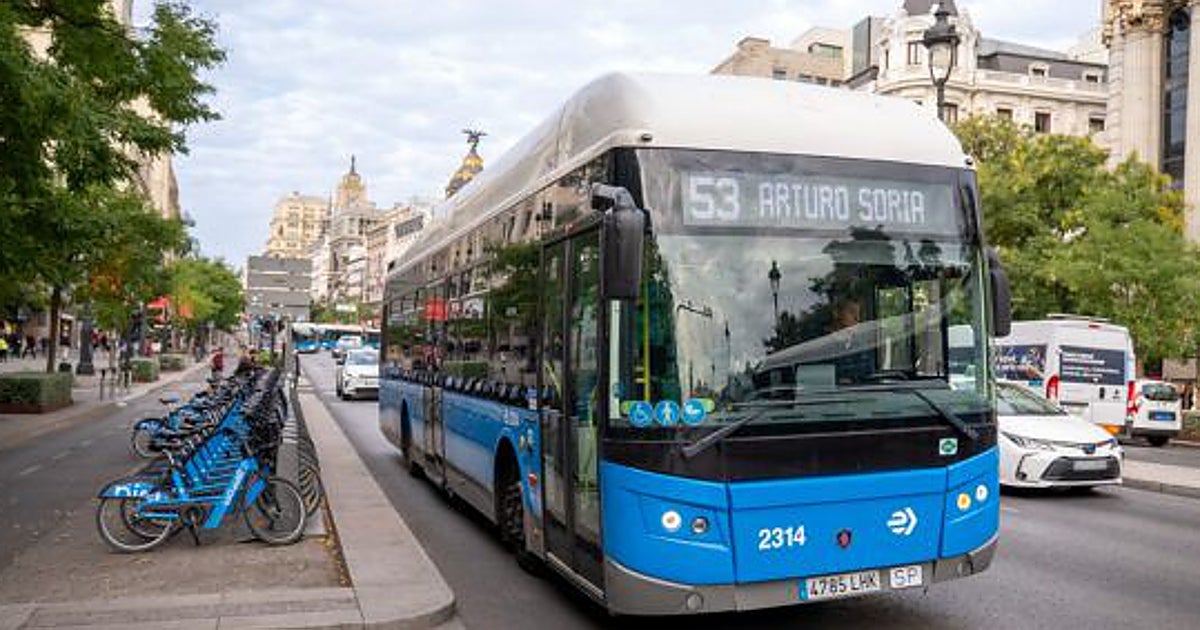 Los buses de la EMT y bicimad serán gratis los próximos 7 y 8 de abril en Madrid