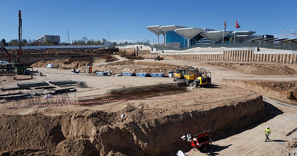 Tres piscinas olímpicas de tierra al día salen de Valdebebas para levantar la Ciudad de la Justicia