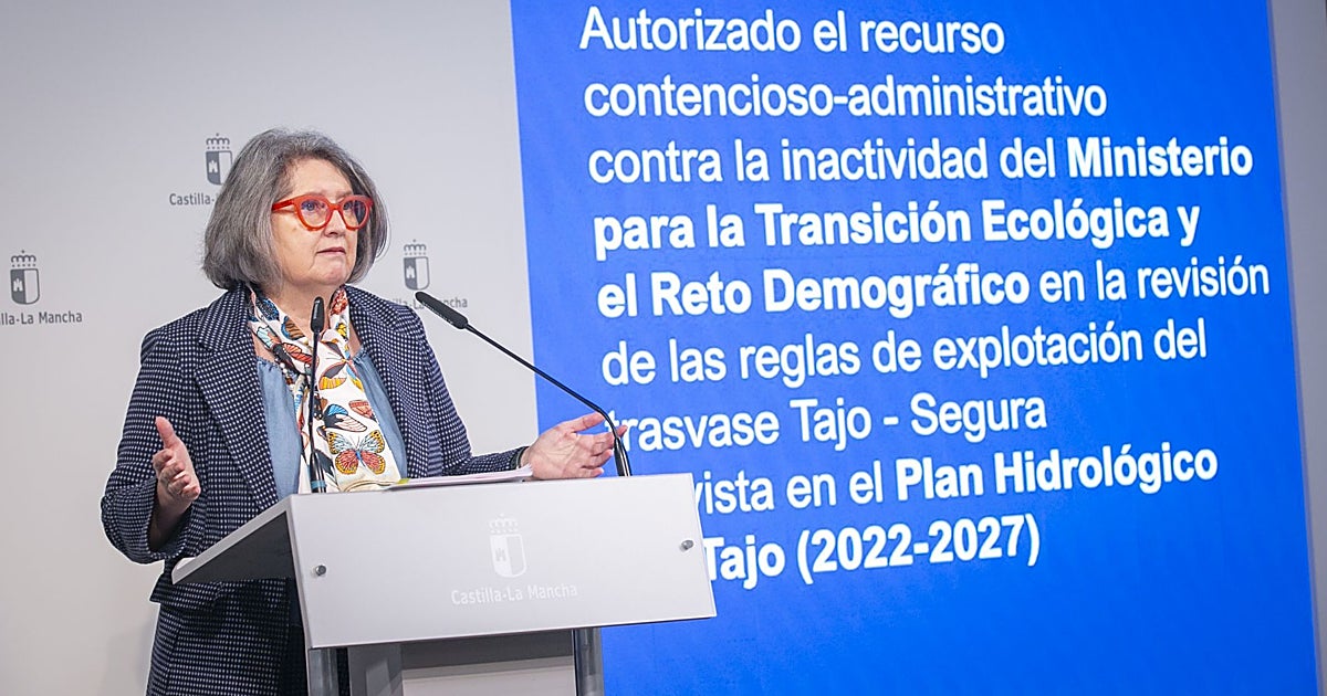 Castilla-La Mancha demanda al Gobierno de Sánchez por las reglas del trasvase: «Todo tiene un límite»
