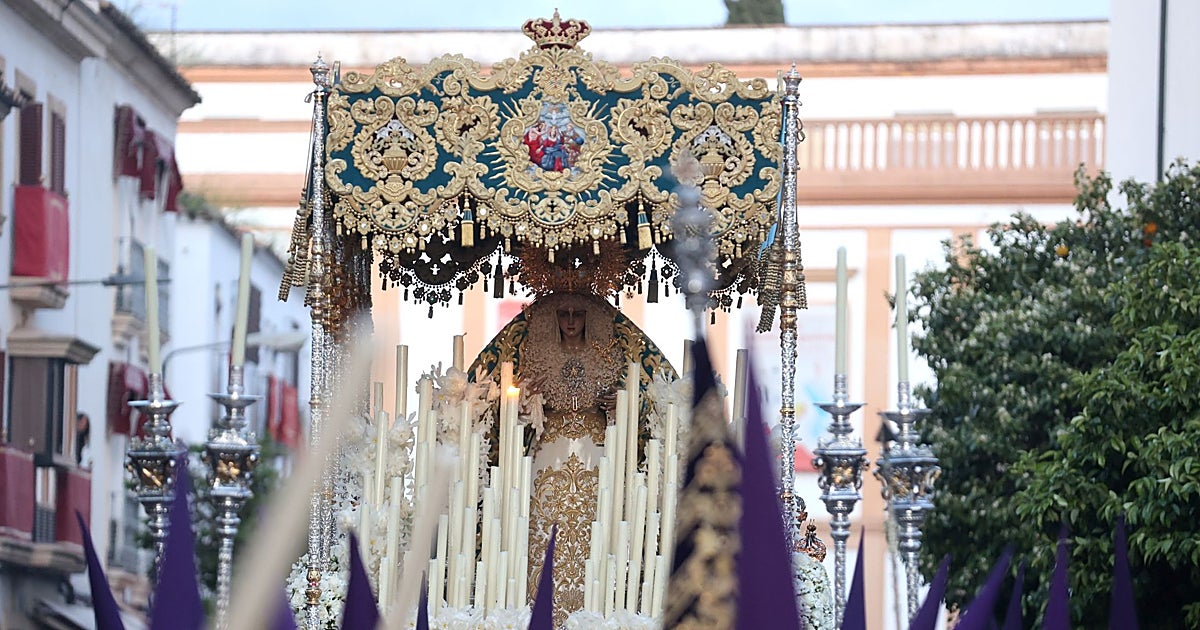 Itinerarios y horarios del martes santo de la Semana Santa de Córdoba 2026