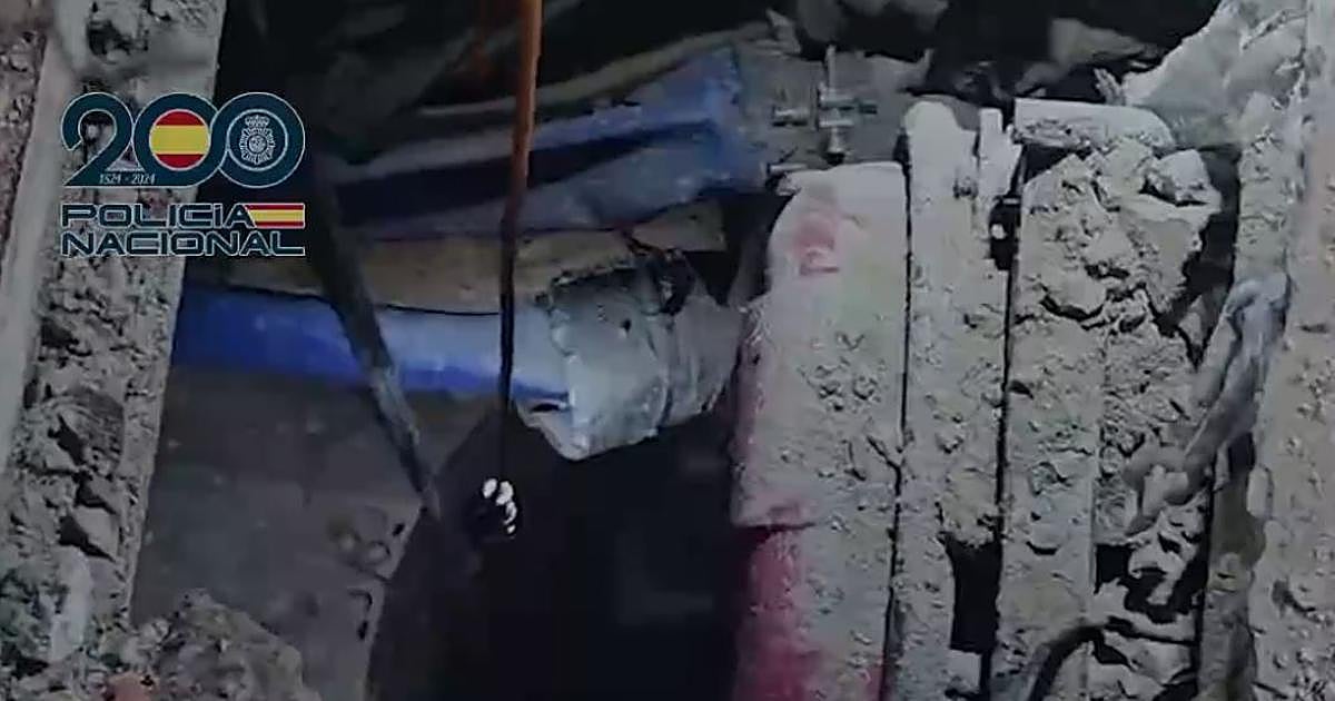 Descubierto otro sofisticado narcotúnel en Ceuta con cámara para almacenar la droga